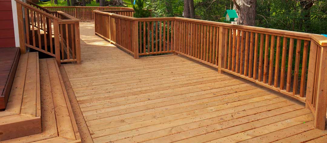 Deck after photo